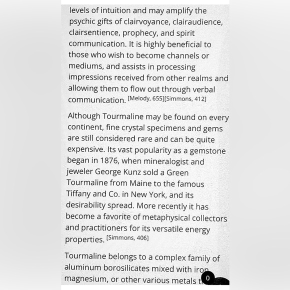 bicolor Tourmaline Ring sterling silver plated size 8 artisan India new - Picture 7 of 10